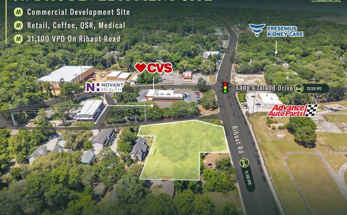 Pictures of Land property located at 1520 Ribaut Road, Port Royal, SC 29935 for sales - image #1
