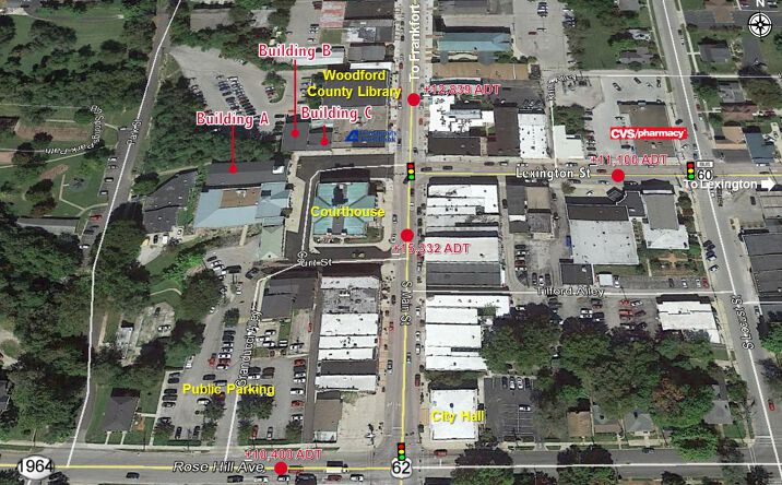 Pictures of Retail property located at 110 North Court Street, Versailles, KY 40383 for comps - image #1
