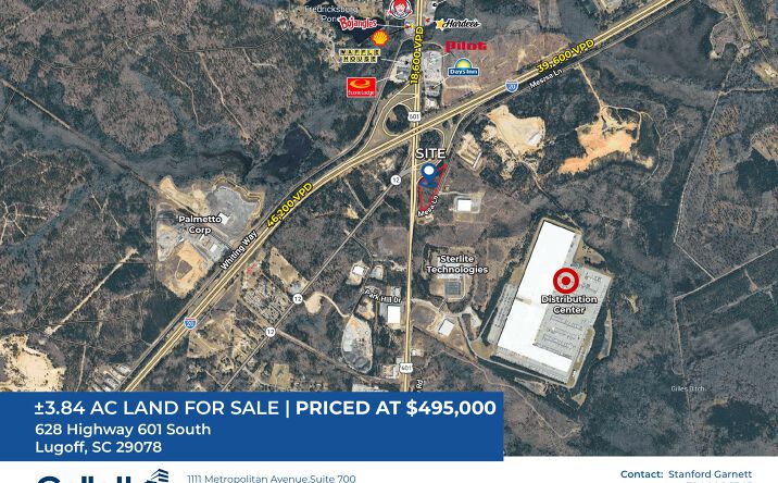 Pictures of Land property located at 628 Highway 601 South, Lugoff, SC 29078 for sales - image #1