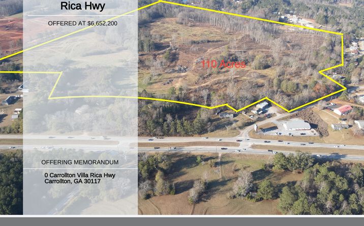 Pictures of Land property located at 0 Carrollton Villa Rica Hwy, Carrollton, GA 30117 for sales - image #1