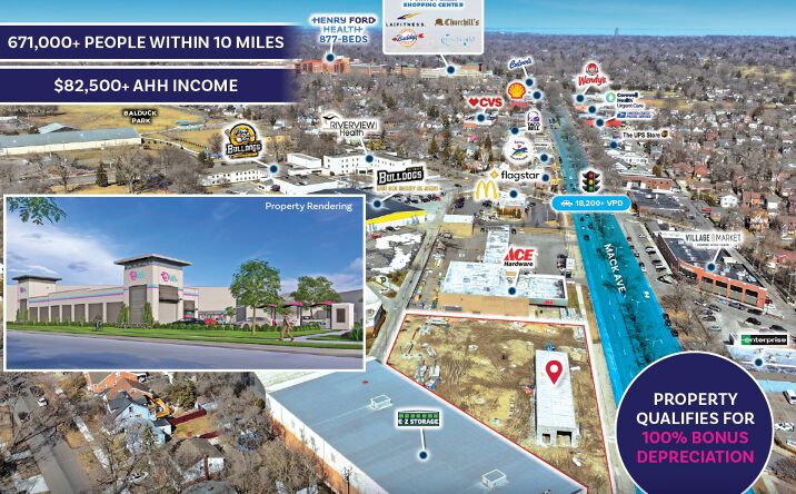 Pictures of Special Purpose property located at 18155 Mack Avenue, Detroit, MI 48224 for sales - image #1