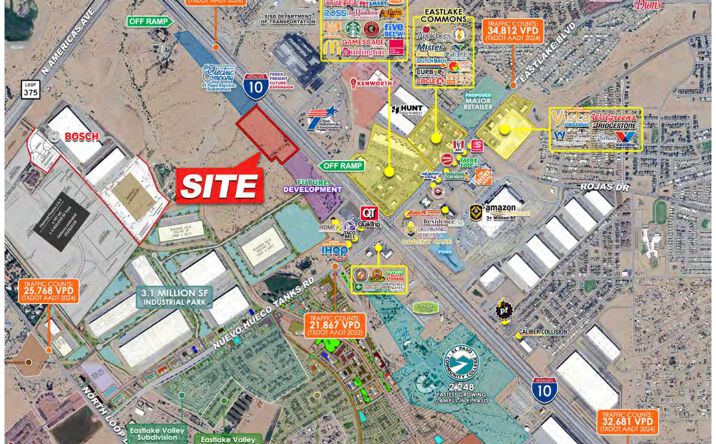 Pictures of Land property located at SWQ I-10 & Nuevo Hueco Tanks, El Paso, TX 75062-7009 for sales - image #1