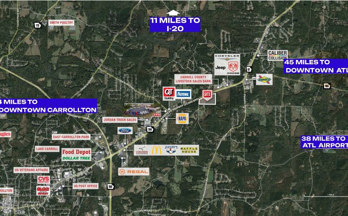 Pictures of Industrial, Land property located at 4 Maple Hill Rd, Carrollton, GA 30116 for sales - image #1