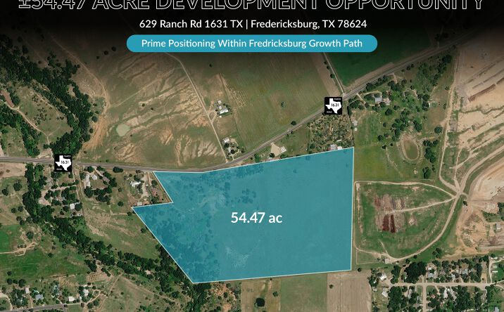 Pictures of Land property located at 629 Ranch Rd 1631 TX, Fredericksburg, TX 78624 for sales - image #1