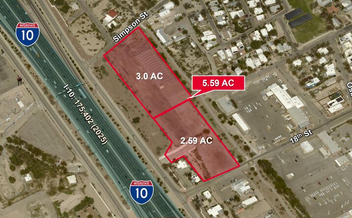 Pictures of Land property located at 601 W. Simpson St. & 630 W. 18th St., Tucson, AZ 85745 for sales - image #1