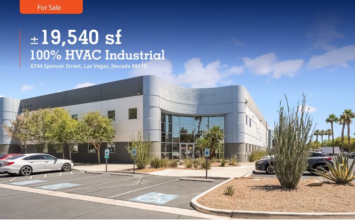 Pictures of Industrial property located at 6744 Spencer Street, Las Vegas, NV 89119 for sales - image #1