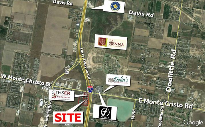Pictures of Land property located at US Interstate 69 & Monte Cristo Road, Edinburg, TX 78539 for sales - image #1