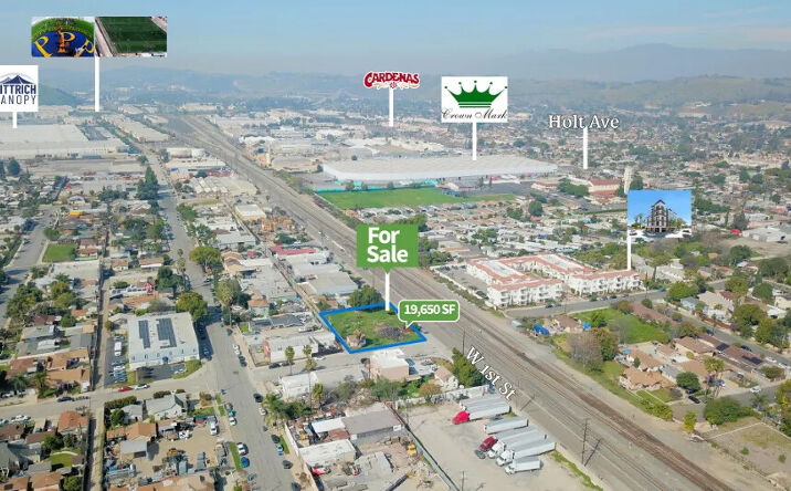 Pictures of Land property located at 115 S Myrtle Ave, Pomona, CA 91766 for sales - image #1