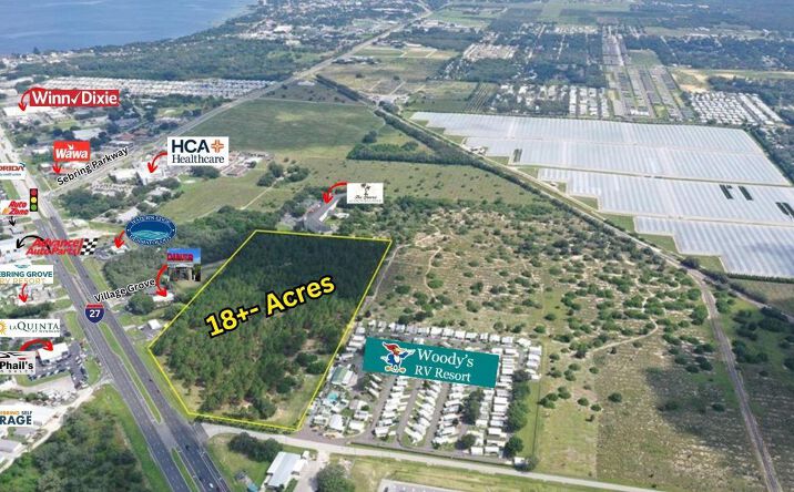 Pictures of Land property located at 4300 Us-27, Sebring, FL 33870 for sales - image #1