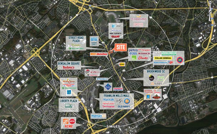 Pictures of Land property located at 2555 Street Road, Bensalem Township, PA 19020 for sales - image #1