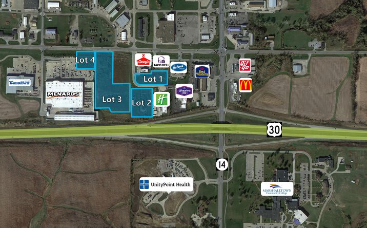 Pictures of Land property located at Iowa Ave W & HWY 14, Marshalltown, IA 50158 for sales - image #1