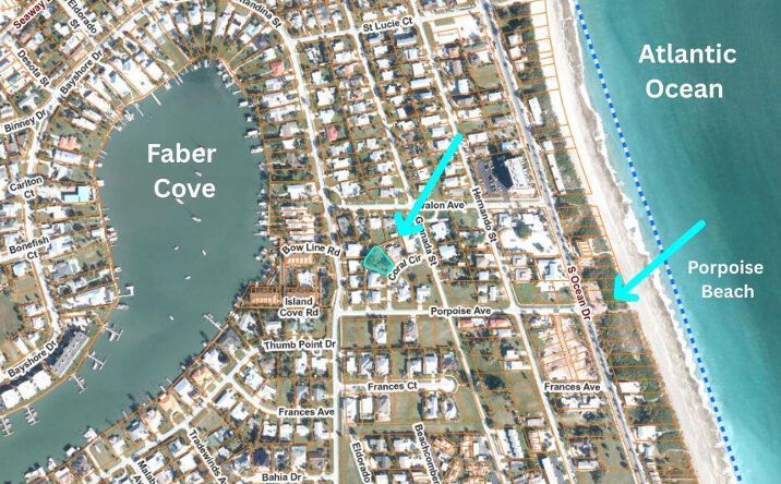 Pictures of Land property located at 00 Coral Circle, Hutchinson Island, FL 34949 for sales - image #1