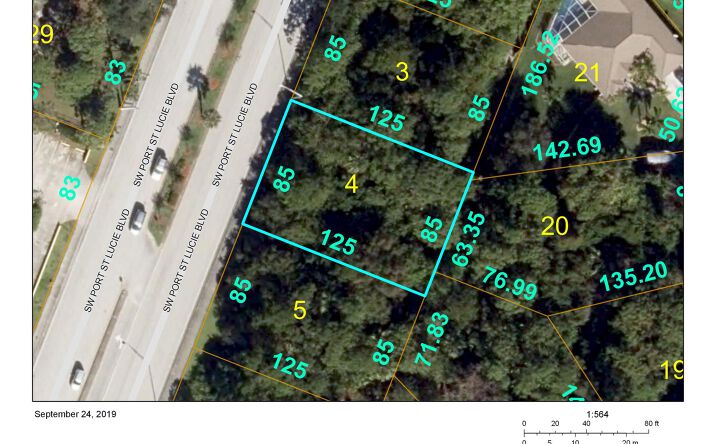 Pictures of Land property located at 2725 SW Port St Lucie Street, Port St. Lucie, FL 34953 for sales - image #1