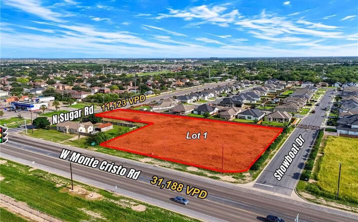 Pictures of Land property located at TBD Lot 1 W Monte Cristo Road, Edinburg, TX 78541 for sales - image #1
