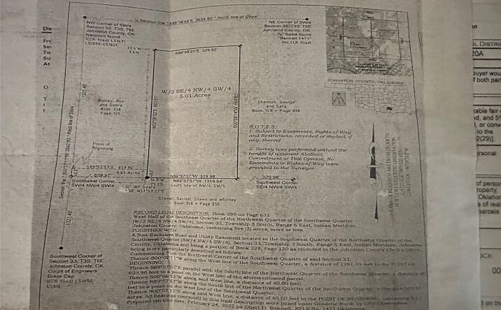 Pictures of Land property located at Elks Road, Tishomingo, OK 73460 for sales - image #1