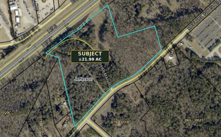 Pictures of Industrial, Land property located at McClure Industrial Drive, Jefferson, GA 30549 for sales - image #1