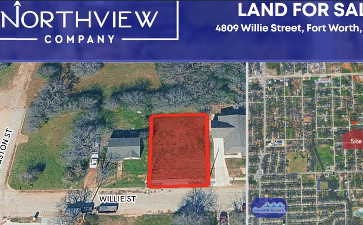 Pictures of Land property located at 4809 Willie Street, Fort Worth, TX 76105 for sales - image #1
