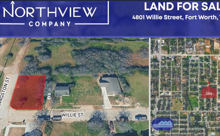 Pictures of Land property located at 4801 Willie Street, Fort Worth, TX 76105 for sales - image #1