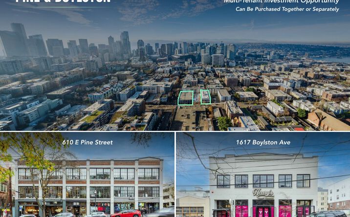 Pictures of Retail, Office, Mixed Use property located at 610 E Pine Street, Seattle, WA 98102, 1617 Boylston Ave, Seattle, WA 98102 for sales - image #1