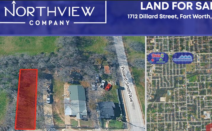 Pictures of Land property located at 1712 Dillard Street, Fort Worth, TX 76105 for sales - image #1