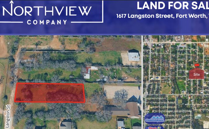 Pictures of Land property located at 1617 Langston Street, Fort Worth, TX 76105 for sales - image #1