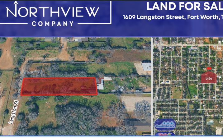 Pictures of Land property located at 1609 Langston Street, Fort Worth, TX 76105 for sales - image #1