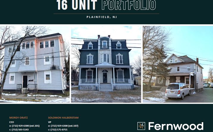 Pictures of Multifamily property located at 141 Crescent Ave, Plainfield, NJ 7060, 1411 Bradford St, Plainfield, NJ 7063, 1632 W Front St, Plainfield, NJ 7063 for sales - image #1