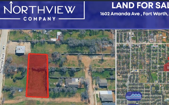 Pictures of Land property located at 1602 Amanda Avenue, Fort Worth, TX 76105 for sales - image #1