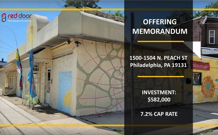Pictures of Retail, Office, Special Purpose property located at 1500-1504 N. Peach St, Philadelphia, PA 19131 for sales - image #1