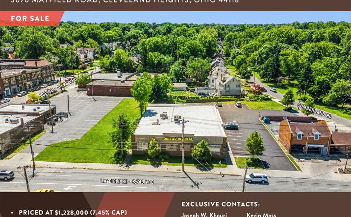 Pictures of Retail property located at 3070 Mayfield Road, Cleveland Heights, OH 44118 for sales - image #1