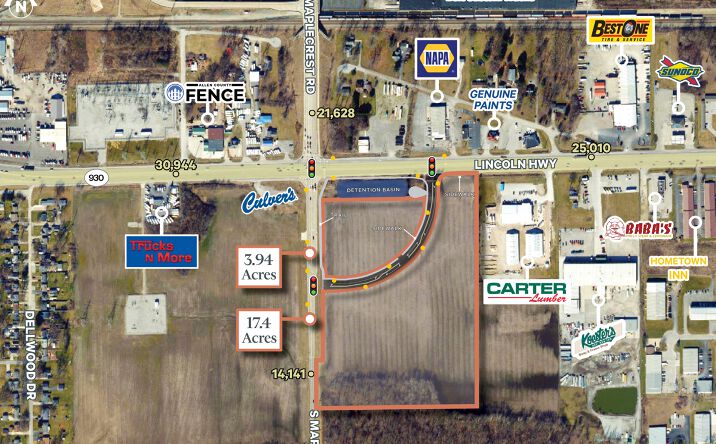 Pictures of Land property located at 6330 Lincoln Highway, Fort Wayne, IN 46803 for sales - image #1