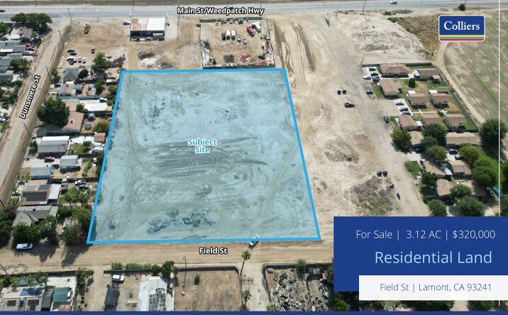 Pictures of Land property located at Field Street, Lamont, CA 93241 for sales - image #1