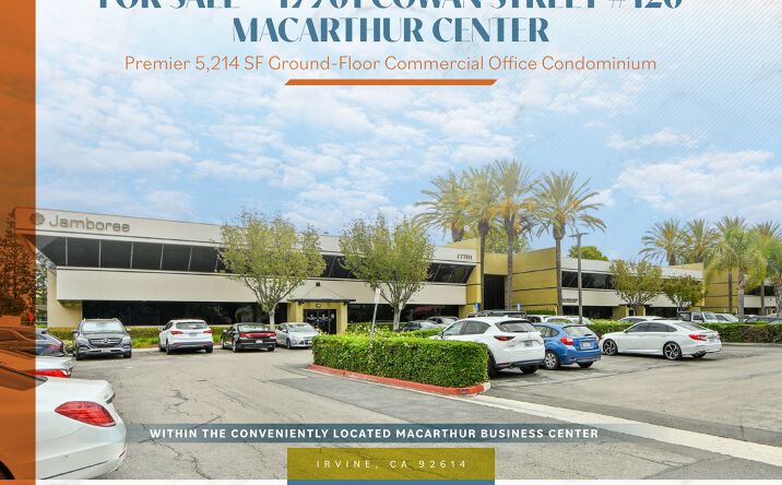Pictures of Office property located at 17701 Cowan Street #120, Irvine, CA 92614 for sales - image #1