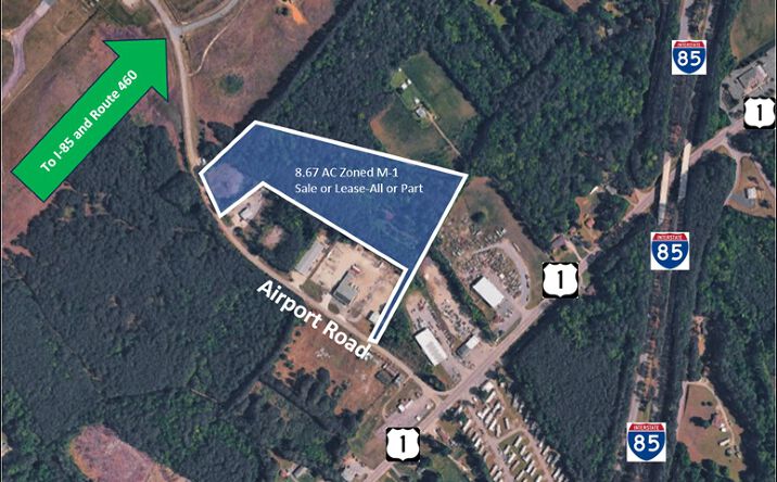 Pictures of Land property located at TBD Airport Road, North Dinwiddie, VA 23803 for sales - image #1