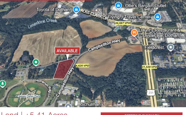 Pictures of Land property located at 0 Campbellton Hwy, Dothan, AL 36301 for sales - image #1