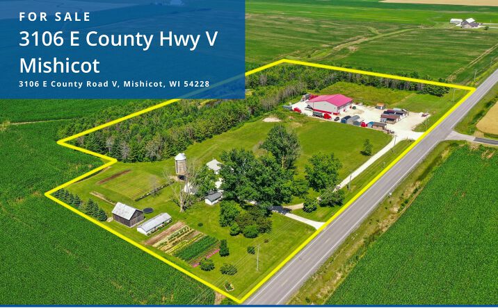 Pictures of Mixed Use property located at 3106 E County Road V, Mishicot, WI 54228 for sales - image #1
