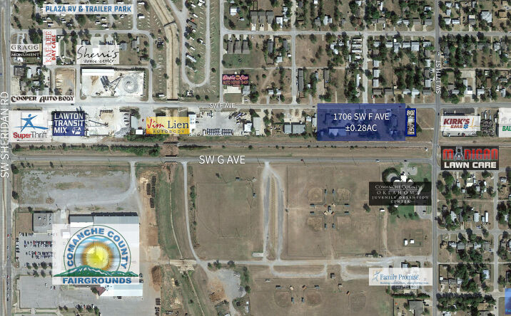 Pictures of Industrial, Land property located at 1706 SW F Ave, Lawton, OK 73501 for sales - image #1