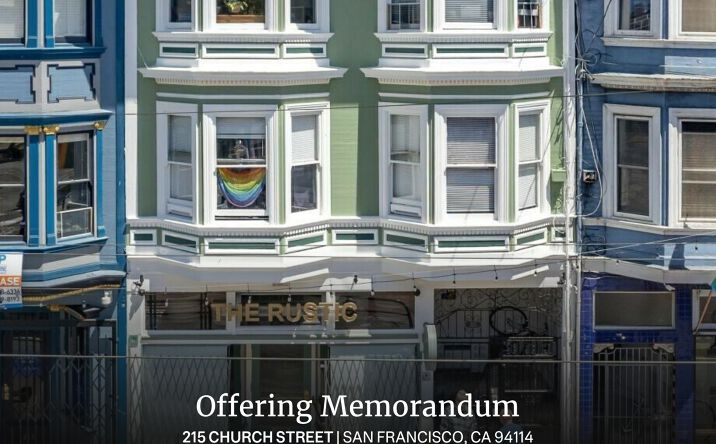 Pictures of Mixed Use, Multifamily, Retail property located at 215 Church Street, San Francisco, CA 94114 for sales - image #1