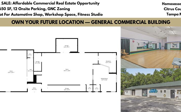 Pictures of Retail, Mixed Use, Special Purpose property located at 6950 W Homosassa Trail, Homosassa, FL 34448 for sales - image #1