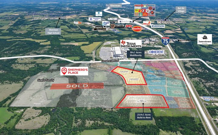 Pictures of Land property located at Shepherd Road, Sherman, TX 75092 for sales - image #1