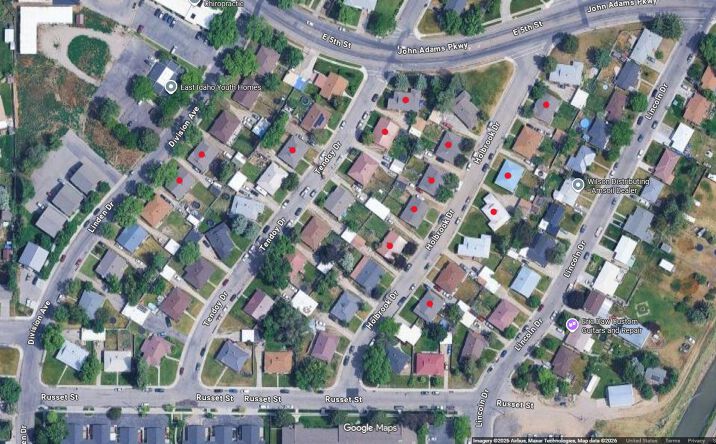 Pictures of Multifamily property located at 505 & 507 Tendoy Dr, Idaho Falls, ID 59725-3526, 525 & 527 Tendoy Dr, Idaho Falls, ID 59725-3259, 530 & 532 Tendoy Dr, Idaho Falls, ID 59725-2982, 525 & 527 Holbrook Dr, Idaho Falls, ID 48505, 530 & 532 Holbrook Dr, Idaho Falls, ID 24541-1470, 560 & 562 Holbrook Dr, Idaho Falls, ID 60119-9417, 575 & 577 Holbrook Dr, Idaho Falls, ID 24541-2112, 590 & 592 Holbrook Ave, Idaho Falls, ID 24541-1920, 605 & 607 Holbrook Ave, Idaho Falls, ID 48202-2037, 610 & 612 Holbrook Ave, Idaho Falls, ID 48202, 675 & 677 Holbrook Dr, Idaho Falls, ID 83401, 555 & 557 Linden Dr, Idaho Falls, ID 83401, 575 & 577 Linden Dr, Idaho Falls, ID 83401 for sales - image #1