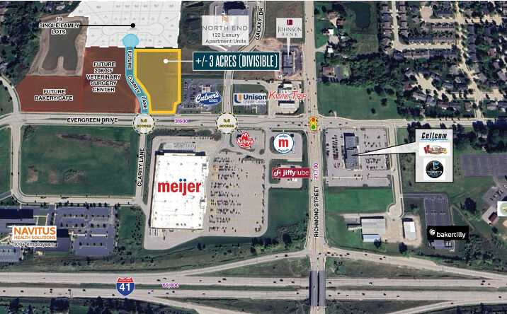 Pictures of Land property located at Clarity Lane & Evergreen Drive, Grand Chute, WI 54914 for sales - image #1