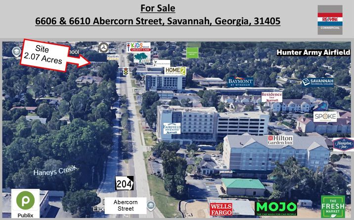 Pictures of Retail, Multifamily, Land property located at 6606 Abercorn Street, Savannah, GA 31405 for sales - image #1