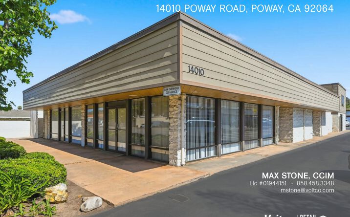 Pictures of Retail, Office, Industrial property located at 14010 Poway Road, Poway, CA 92064 for sales - image #1