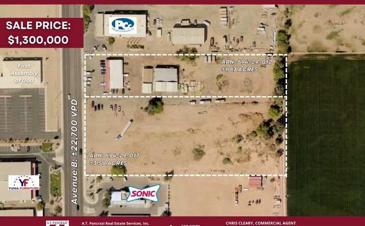 Pictures of Retail property located at 3007 S Avenue B, Yuma, AZ 85364 for sales - image #1