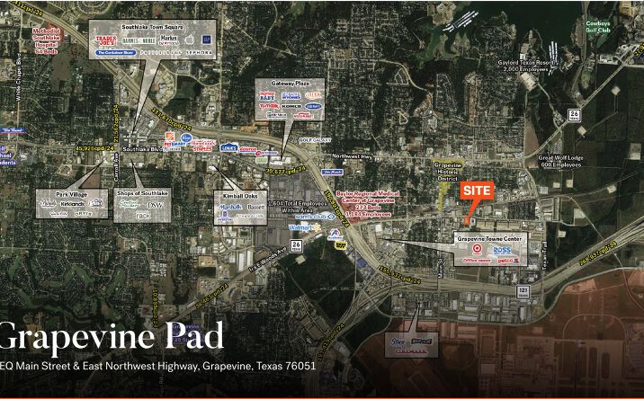 Pictures of Land property located at 701 East Northwest Highway, Grapevine, TX 76051 for sales - image #1