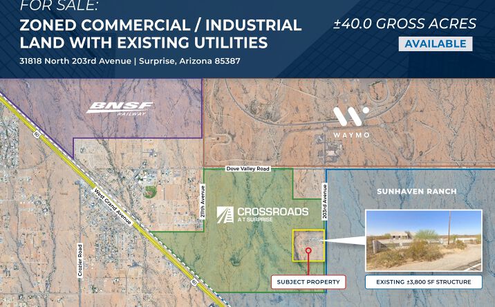 Pictures of Land property located at 31818 North 203rd Avenue, Surprise, AZ 85387 for sales - image #1
