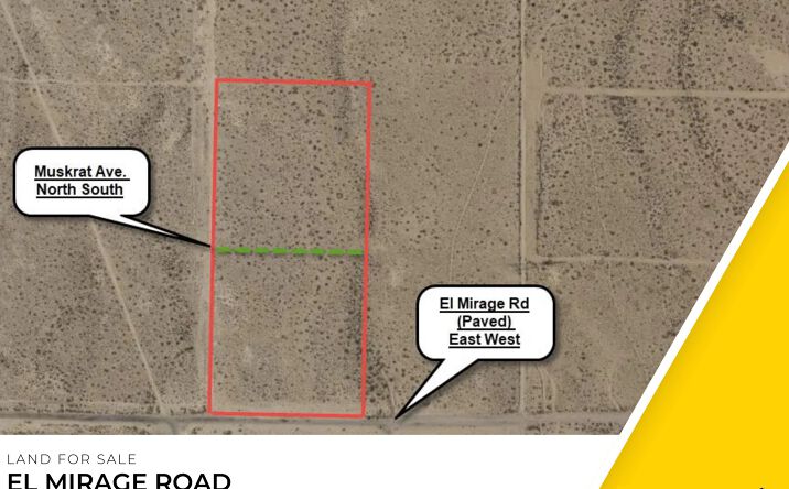 Pictures of Land property located at El Mirage Road, Adelanto, CA 92301 for sales - image #1