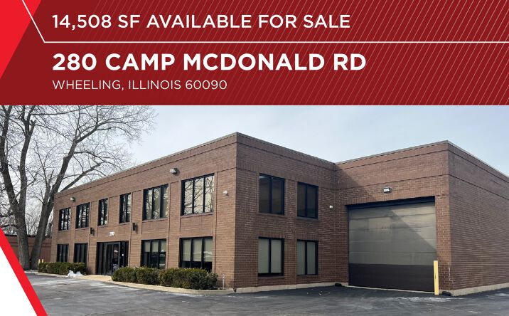 Pictures of Office, Industrial property located at 280 Camp McDonald Rd, Wheeling, IL 60090 for sales - image #1