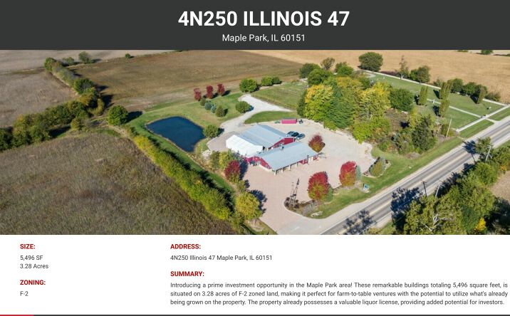 Pictures of Retail property located at 4N250 Illinois 47, Maple Park, IL 60151 for sales - image #1
